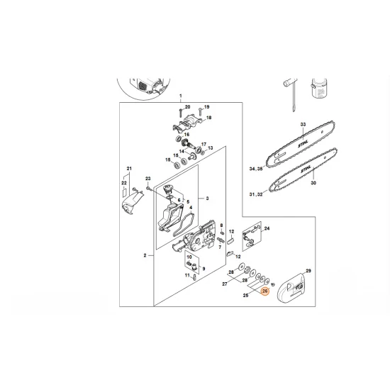 STIHL  Śruba LA01 162 4200